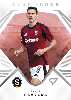 David Pavelka Sparta Praha SportZoo Chance Liga 2024/25 2. serie Club Icons #CI-02